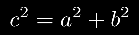 c² = a² + b²